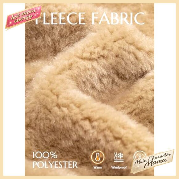 Faux Fur Jacket Women's Winter Coat Button Front Pockets Cropped - Picture 7 of 7